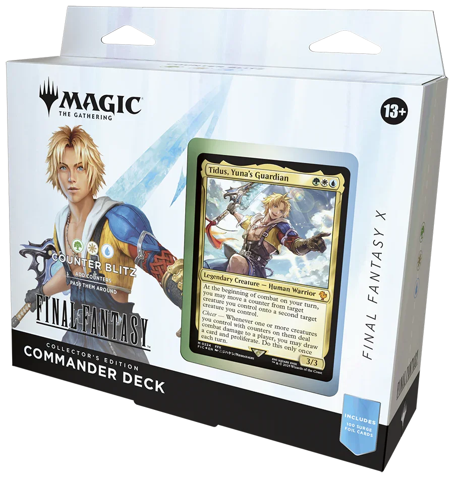 Magic: The Gathering - Universes Beyond - Final Fantasy - Collector Commander Deck - Tidus, Yuna's Guardian