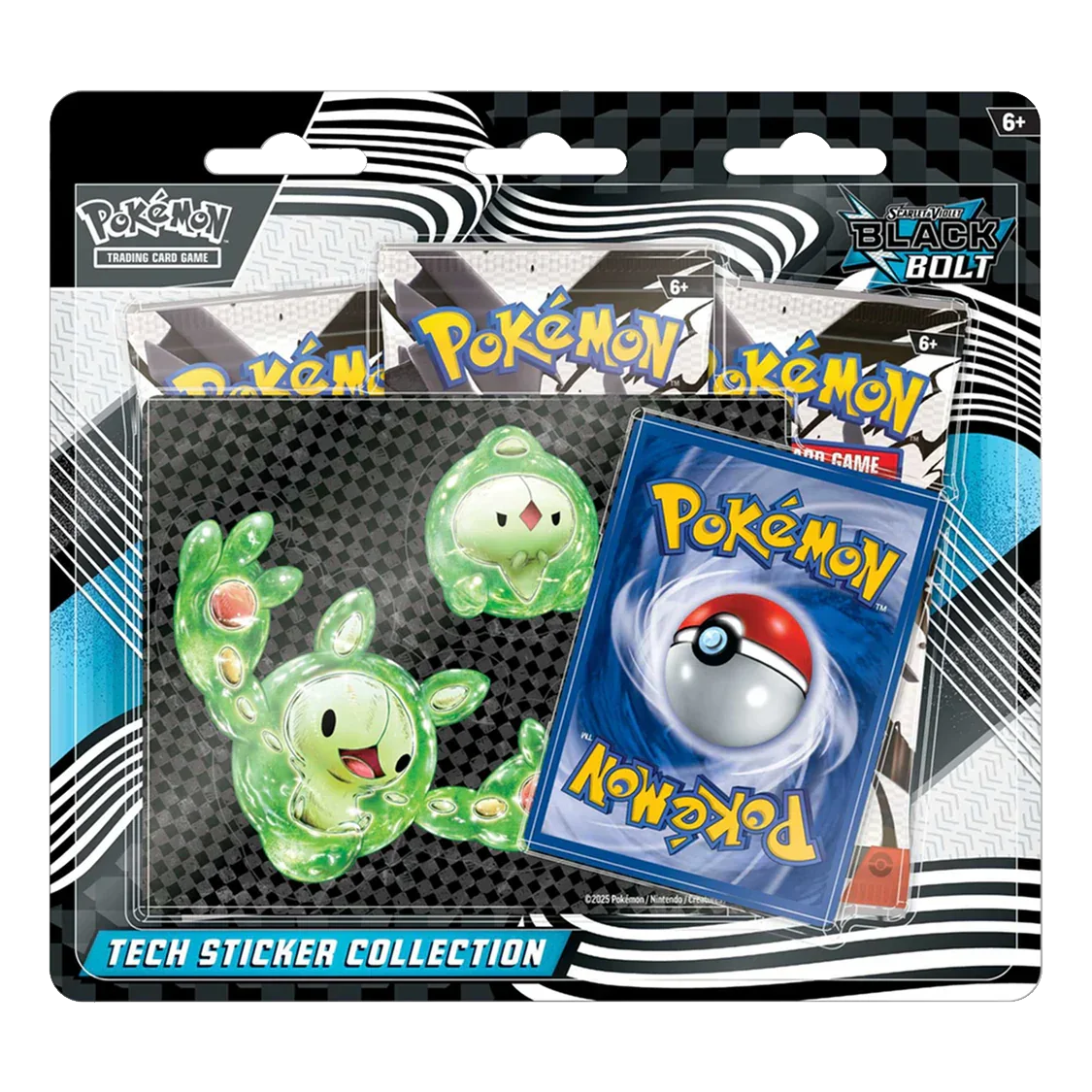 Pokemon TCG - Scarlet & Violet - Black Bolt - Tech Sticker Collection - Reuniclus