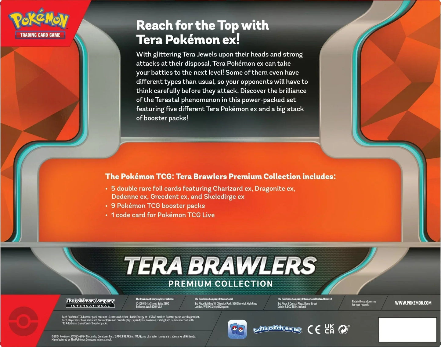Pokemon TCG - Scarlet & Violet - Tera Brawlers Premium Collection Box