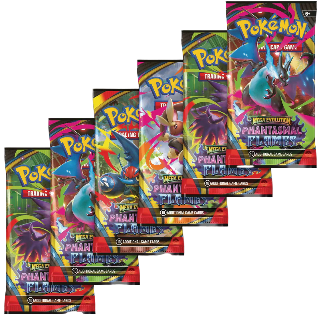 Pokemon TCG - Mega Evolution - Phantasmal Flames - Booster Bundle