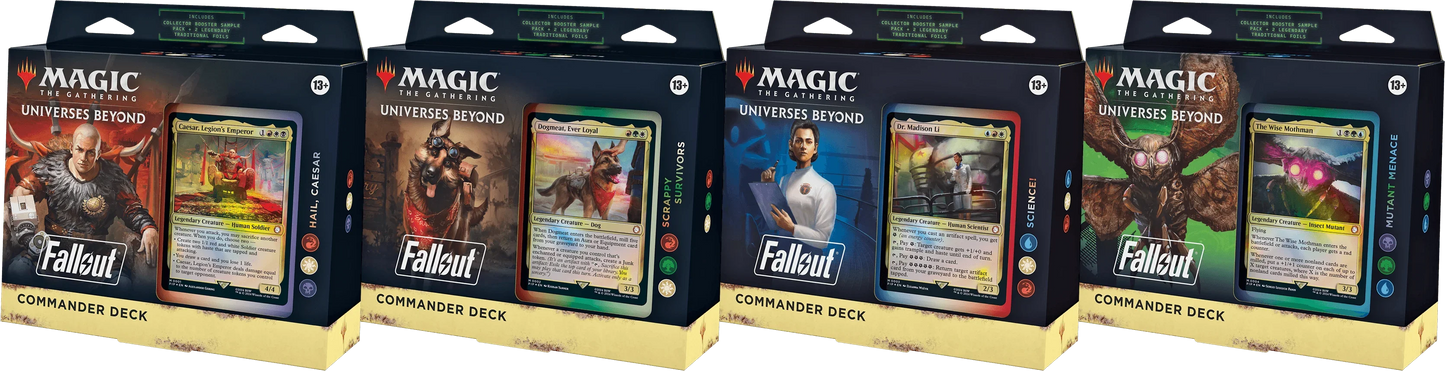 Magic: The Gathering - Universes Beyond - Fallout - Commander Decks