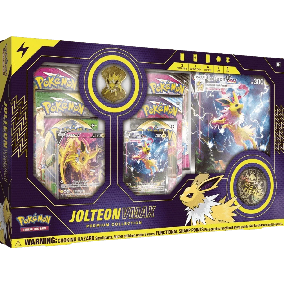 Pokemon TCG - Sword & Shield - Jolteon VMAX Premium Collection Box