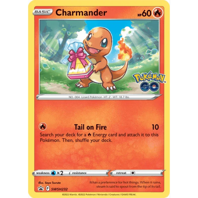 Pokemon TCG - Sword & Shield - Pokémon GO - Pin Collection - Charmander