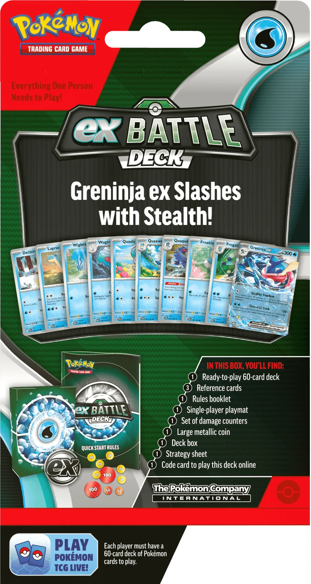 Pokemon TCG - Scarlet & Violet - Battle Deck- Greninja ex