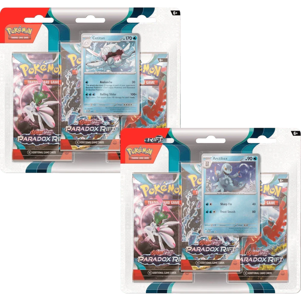 Pokemon TCG - Scarlet & Violet - Paradox Rift - 3-Pack Blisters
