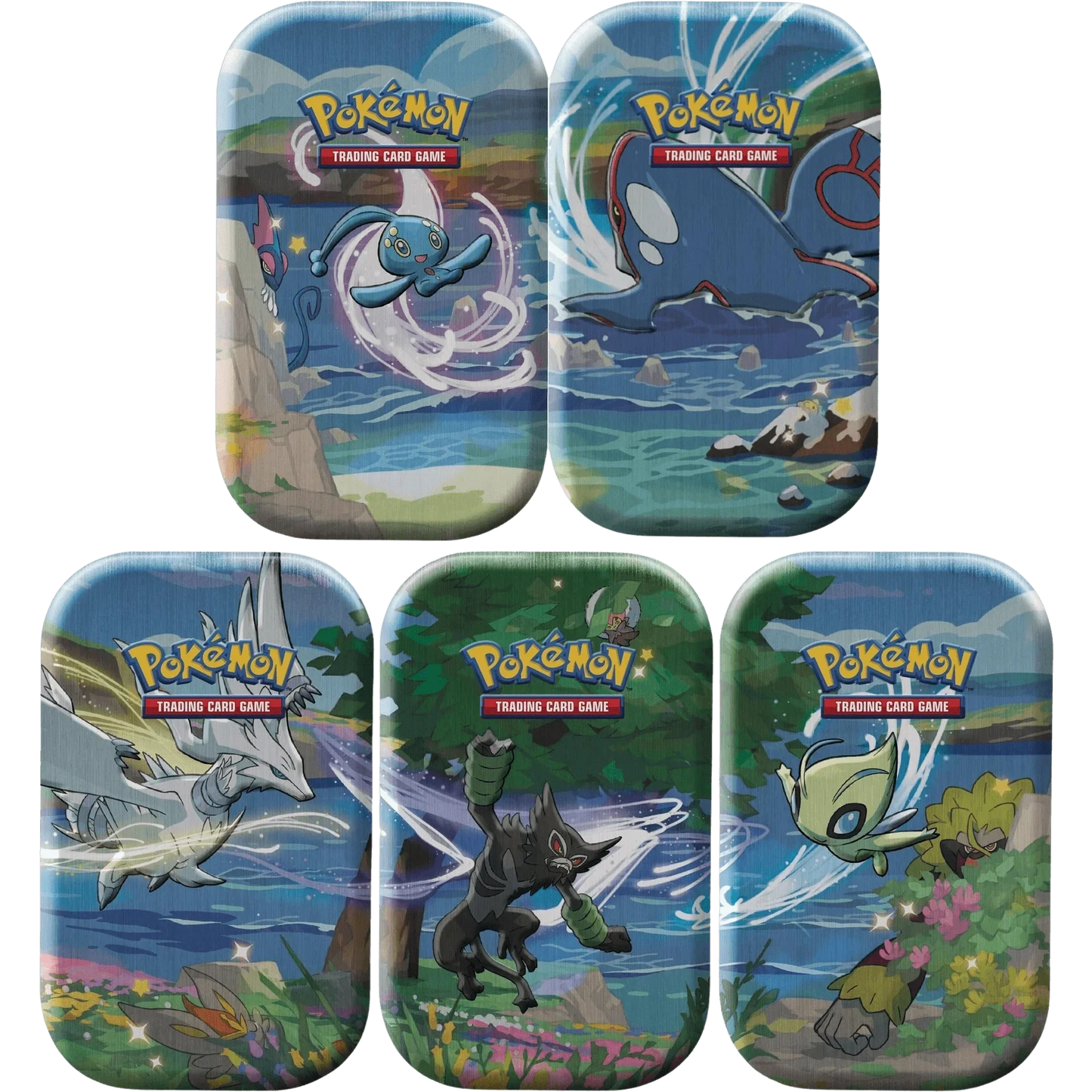 Pokemon TCG - Sword & Shield - Shining Fates - Mini Tin - Display Case (10x Tins)