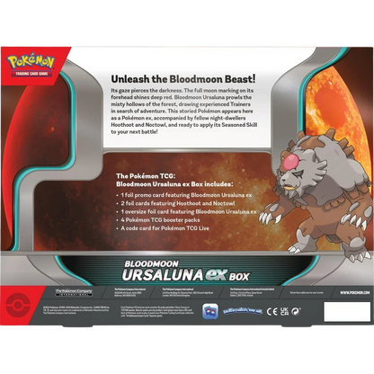 Pokemon TCG - Scarlet & Violet - Bloodmoon Ursaluna ex Collection Box