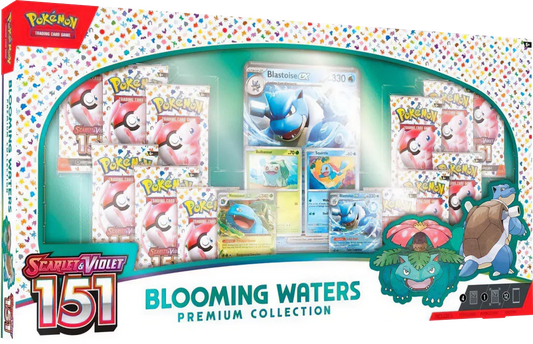 Pokemon TCG - Scarlet & Violet - 151 - Blooming Waters Premium Collection Box