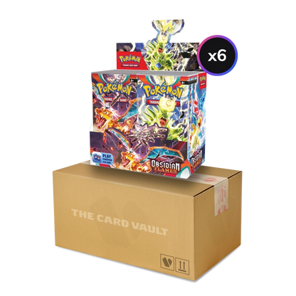 Pokemon TCG - Scarlet & Violet - Obsidian Flames - Display Case (6x Booster Boxes)