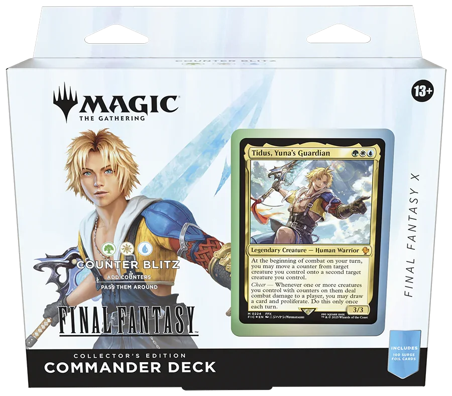 Magic: The Gathering - Universes Beyond - Final Fantasy - Collector Commander Deck - Tidus, Yuna's Guardian