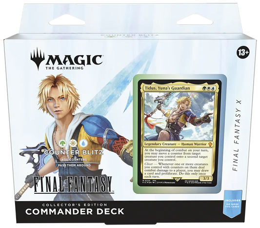 Magic: The Gathering - Universes Beyond - Final Fantasy - Collector Commander Deck - Tidus, Yuna's Guardian