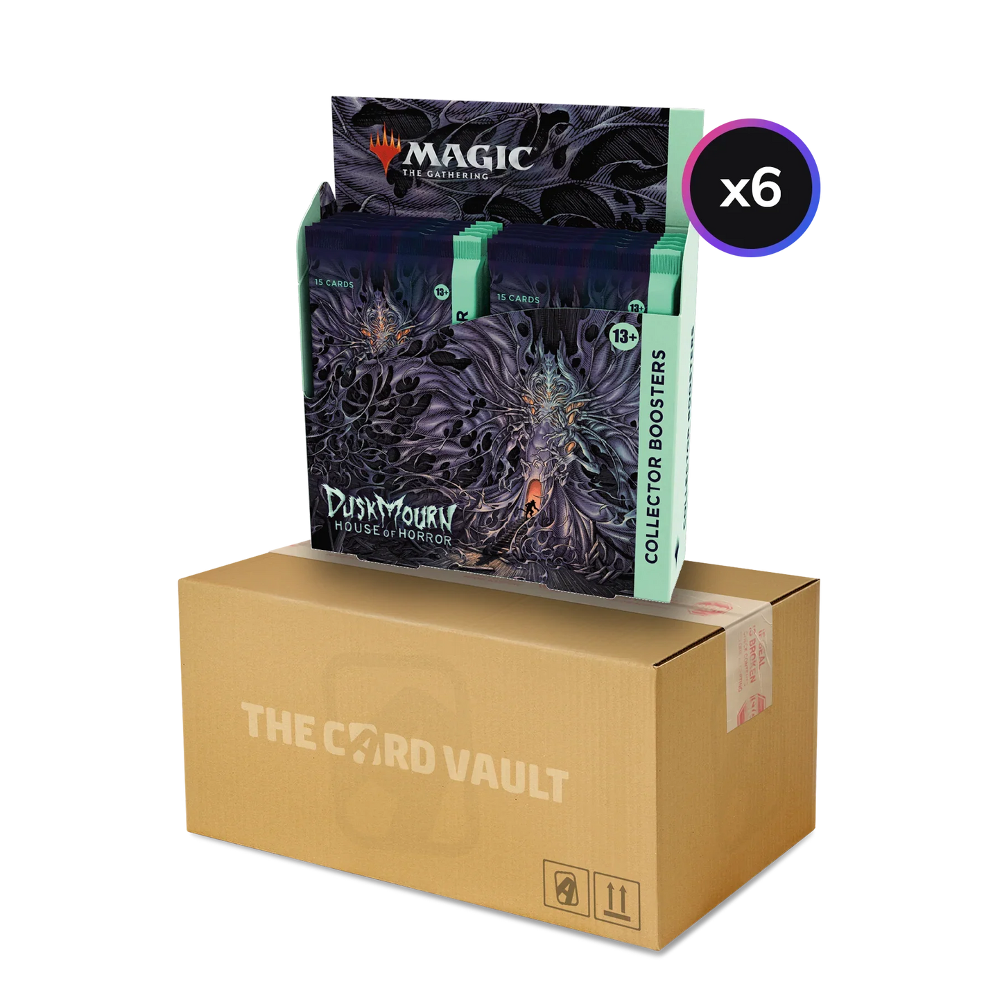 Magic: The Gathering - Duskmourn: House of Horrors - Display Case (6x Collector Boxes)