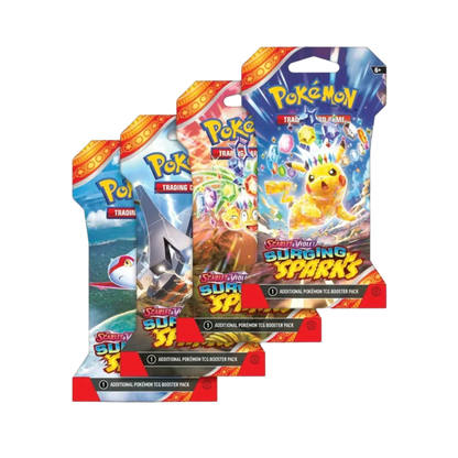 Pokemon TCG - Scarlet & Violet - Surging Sparks - Sleeved Booster Pack
