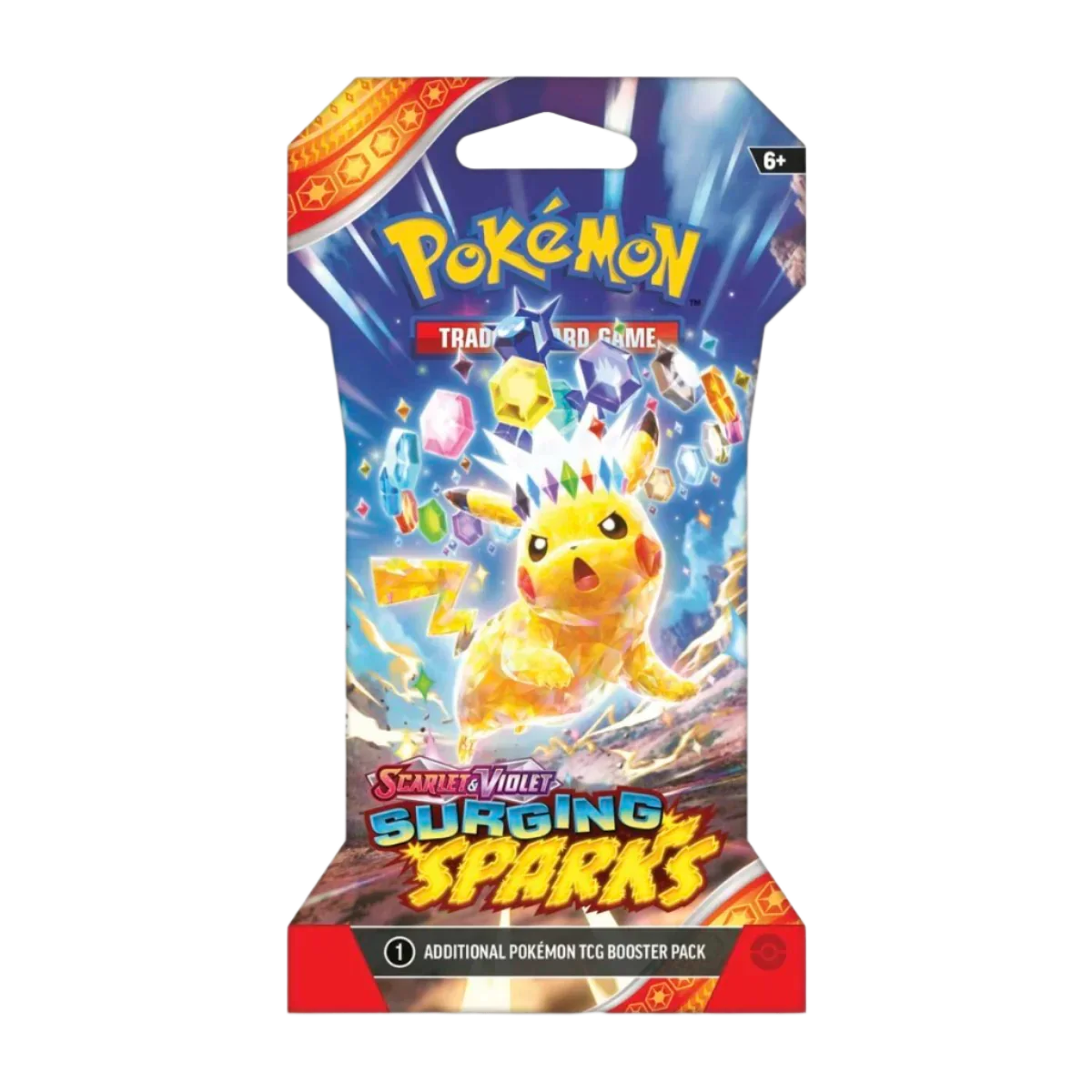 Pokemon TCG - Scarlet & Violet - Surging Sparks - Sleeved Booster Pack