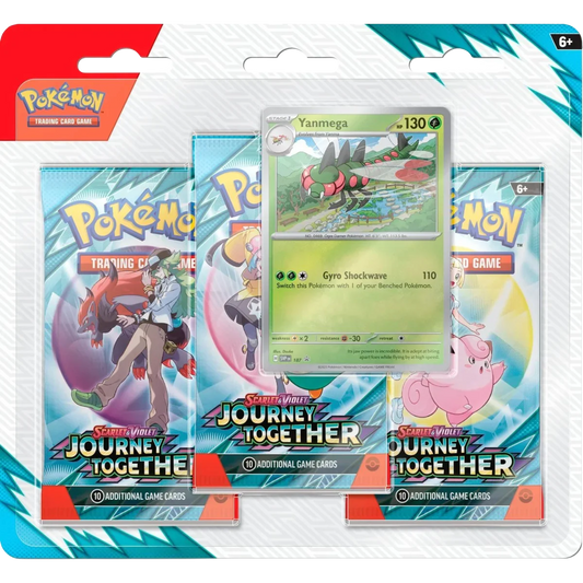 Pokemon TCG - Scarlet & Violet - Journey Together - 3-Pack Blister - Yanmega