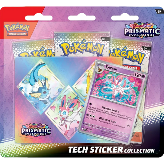 Pokemon TCG - Scarlet & Violet - Prismatic Evolutions - Tech Sticker Collection
