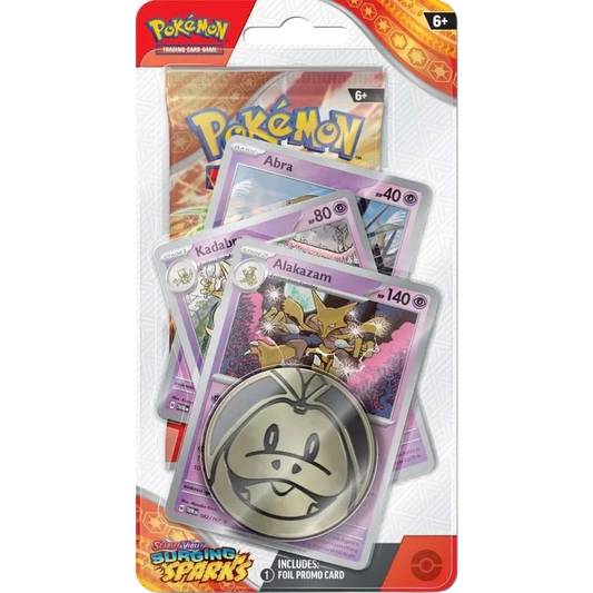 Pokemon TCG - Scarlet & Violet - Surging Sparks - Premium Checklane Blister - Alakazam