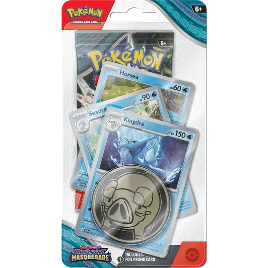 Pokemon TCG - Scarlet & Violet - Twilight Masquerade - Premium Checklane Blister - Kingdra