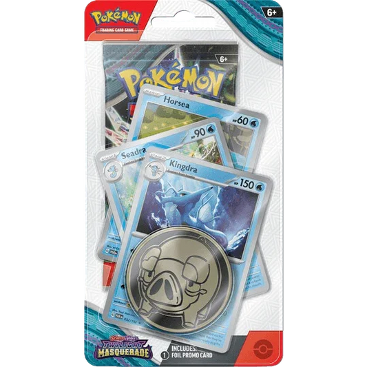 Pokemon TCG - Scarlet & Violet - Twilight Masquerade - Premium Checklane Blister - Kingdra