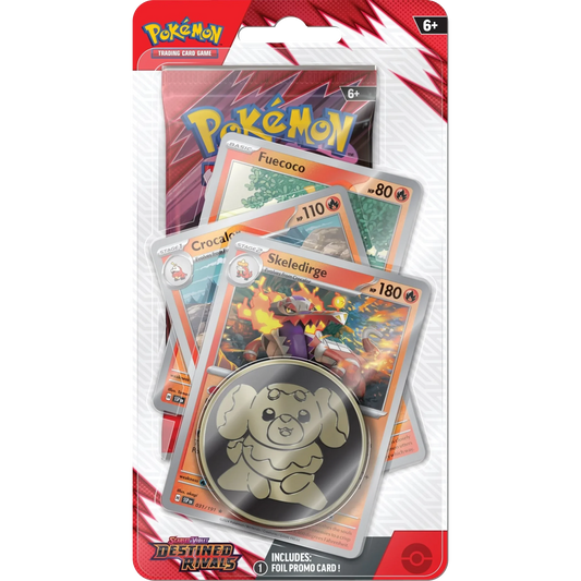 Pokemon TCG - Scarlet & Violet - Destined Rivals - Premium Checklane Blister - Skeledirge