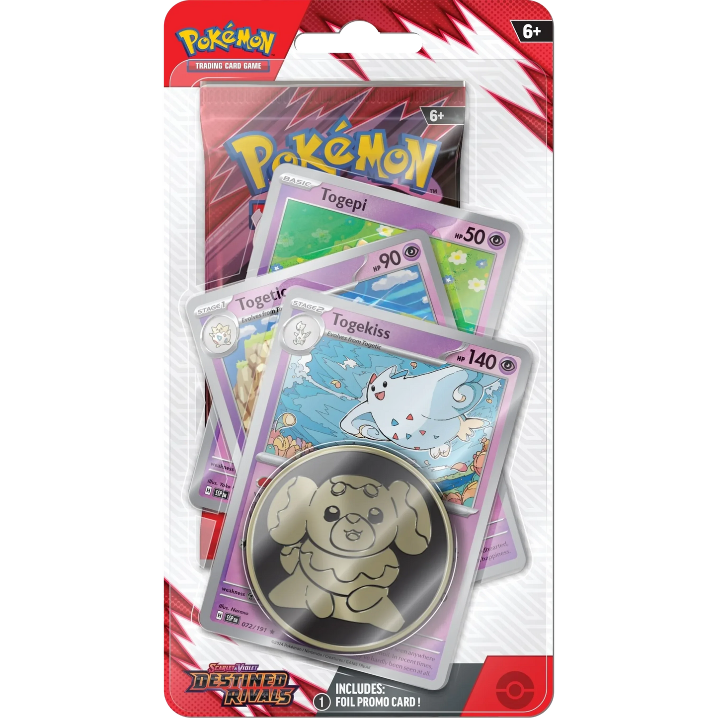 Pokemon TCG - Scarlet & Violet - Destined Rivals - Premium Checklane Blister - Togekiss