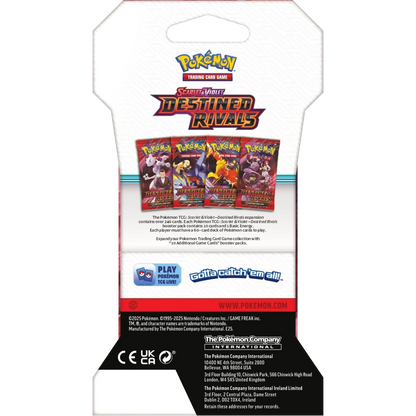 Pokemon TCG - Scarlet & Violet - Destined Rivals - Sleeved Booster Pack