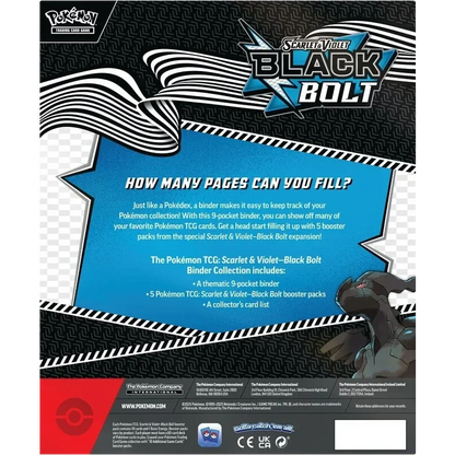 Pokemon TCG - Scarlet & Violet - Black Bolt - Binder Collection