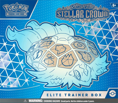 Pokemon TCG - Scarlet & Violet - Stellar Crown - Display Case (10x Elite Trainer Boxes)