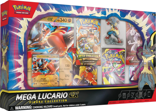 Pokemon TCG - Mega Evolution - Mega Lucario ex Figure Collection