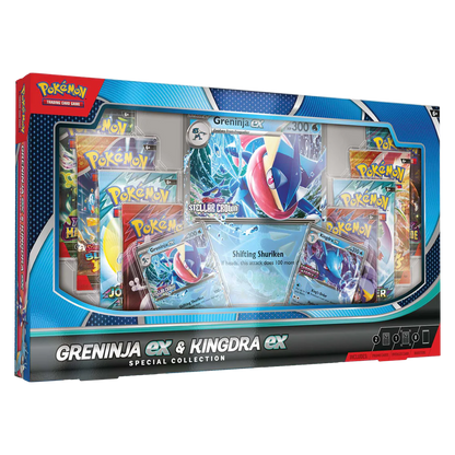 Pokemon TCG - Scarlet & Violet - Greninja ex & Kingdra ex Special Collection Box