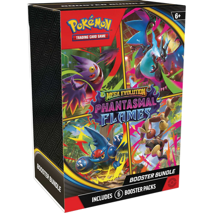 Pokemon TCG - Mega Evolution - Phantasmal Flames - Booster Bundle