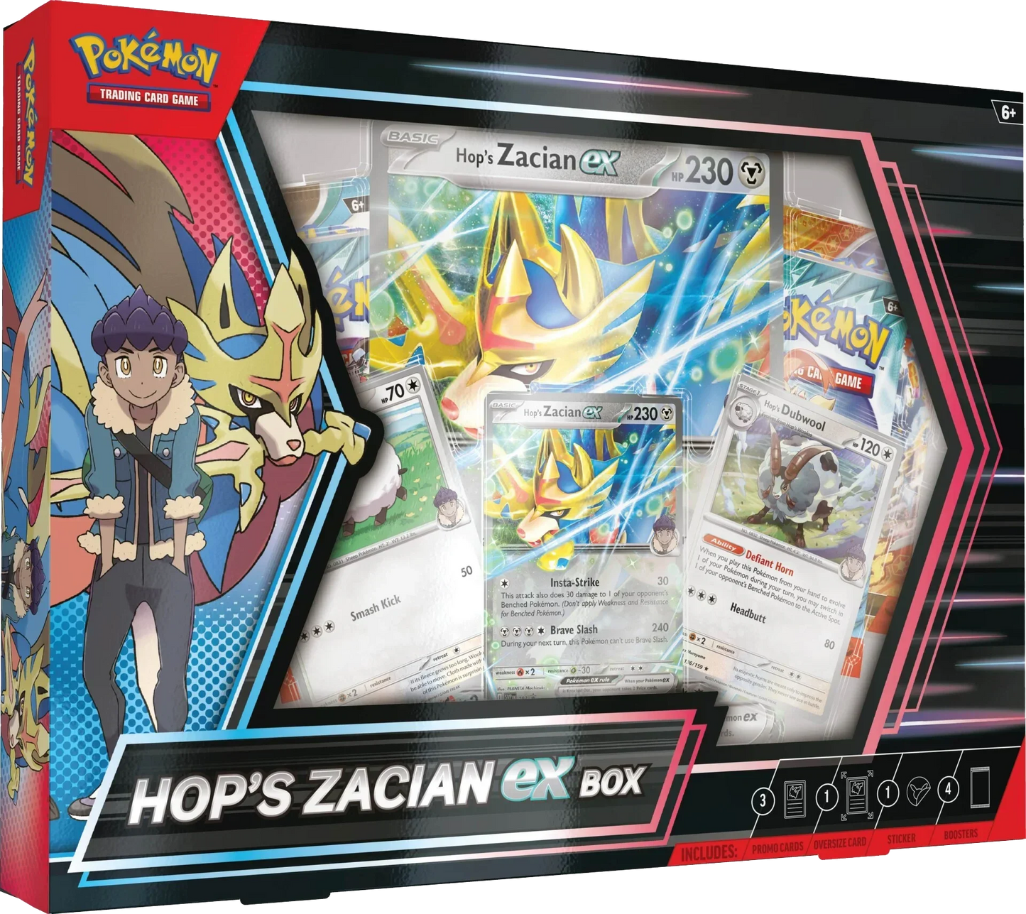 Pokemon TCG - Scarlet & Violet - Hop's Zacian ex Collection Box