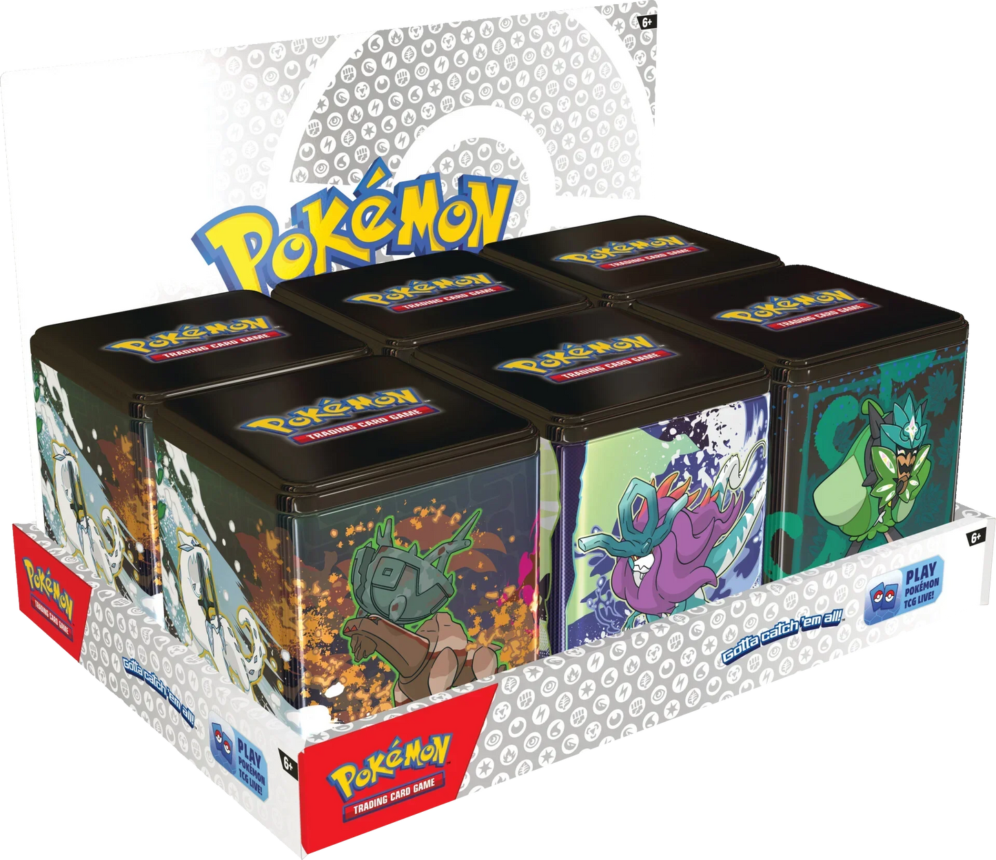 Pokemon TCG - Scarlet & Violet - Stacking Tins (March 2025)