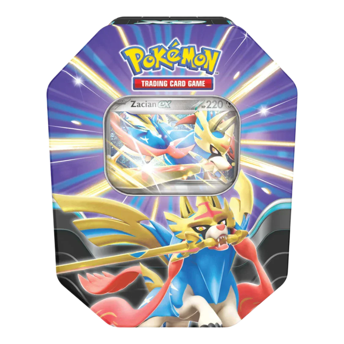 Pokemon TCG - Scarlet & Violet - Slashing Legends Tin - Zacian ex
