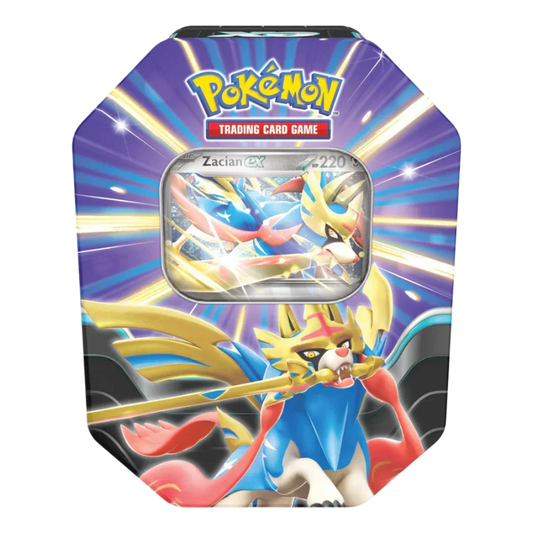 Pokemon TCG - Scarlet & Violet - Slashing Legends Tin - Zacian ex
