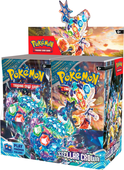 Pokemon TCG - Scarlet & Violet - Stellar Crown - Display Case (6x Booster Boxes)