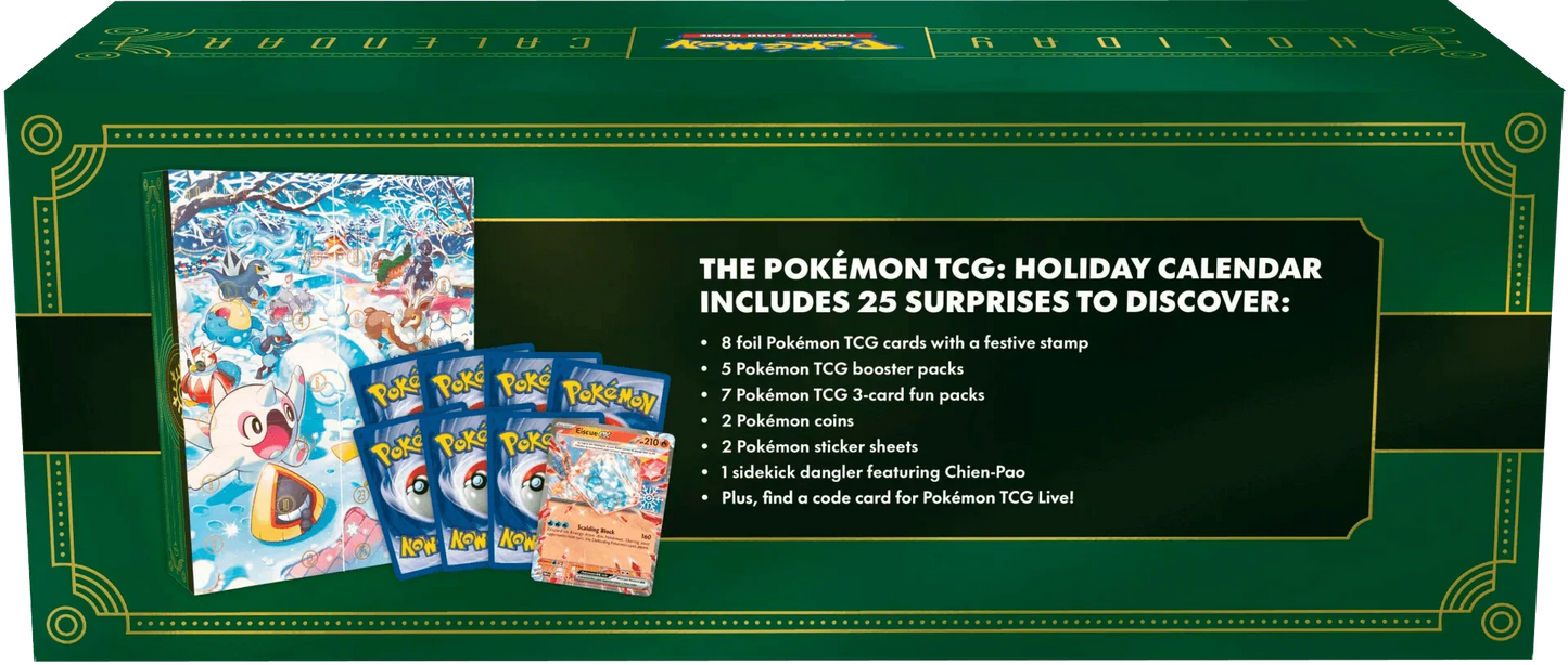 Pokemon TCG - Scarlet & Violet - Holiday Advent Calendar 2024