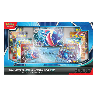 Pokemon TCG - Scarlet & Violet - Greninja ex & Kingdra ex Special Collection Box