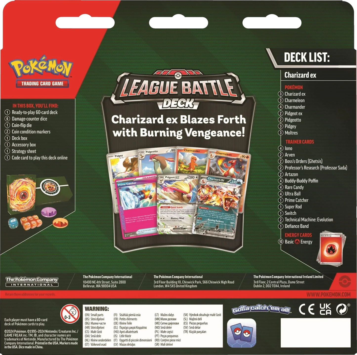 Pokemon TCG - Scarlet & Violet - League Battle Decks - Charizard ex