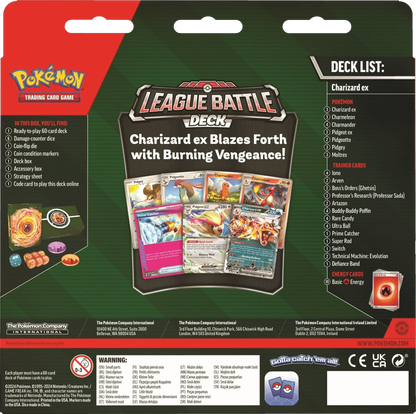 Pokemon TCG - Scarlet & Violet - League Battle Decks - Charizard ex