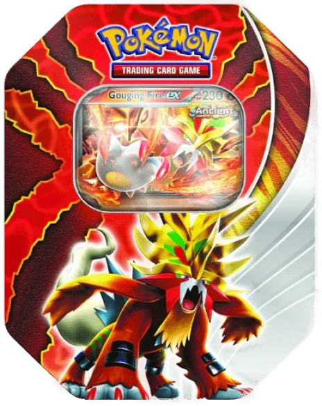 Pokemon TCG - Scarlet & Violet - Paradox Destinies Tin - Gouging Fire