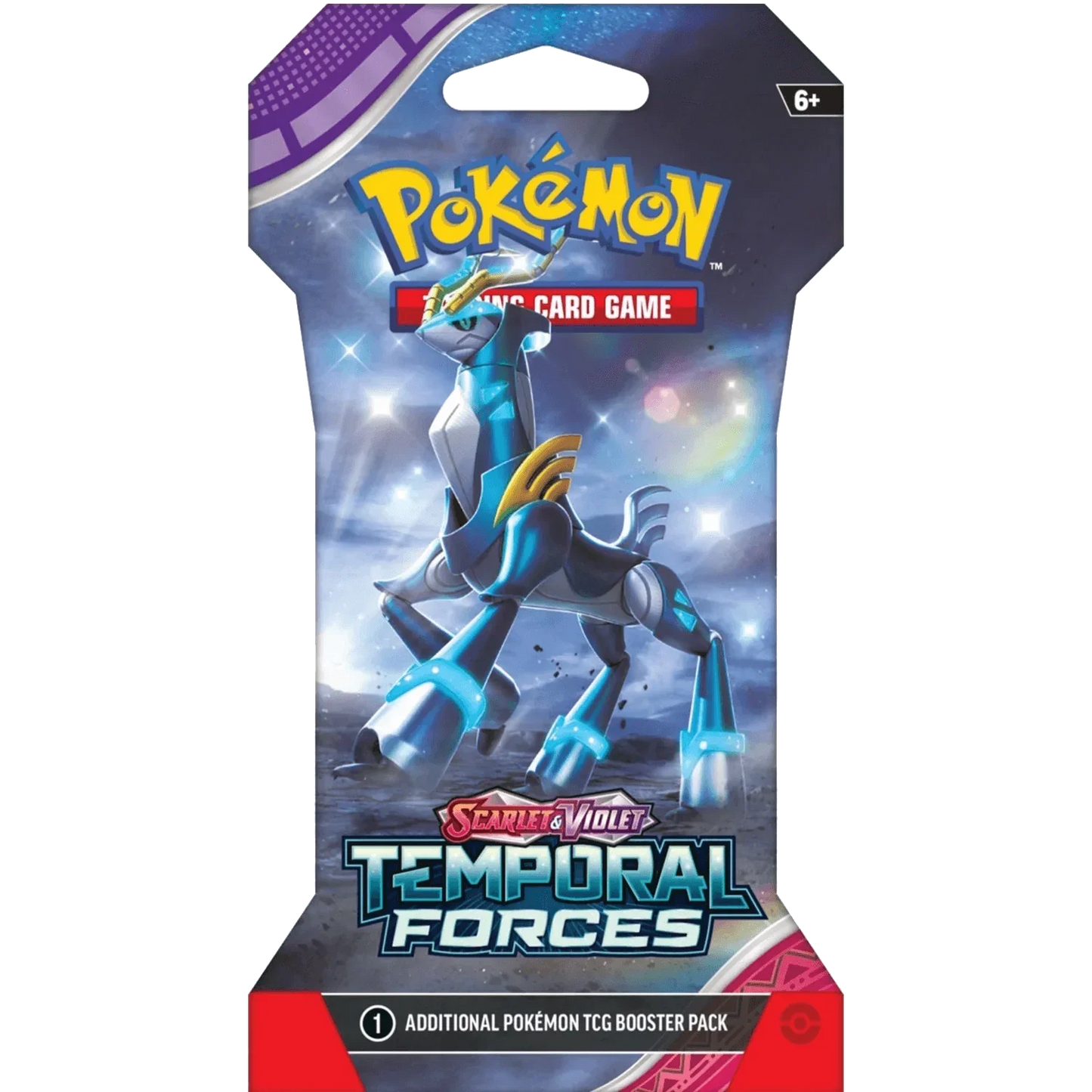 Pokemon TCG - Scarlet & Violet - Temporal Forces - Sleeved Booster Pack