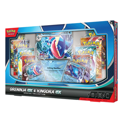 Pokemon TCG - Scarlet & Violet - Greninja ex & Kingdra ex Special Collection Box