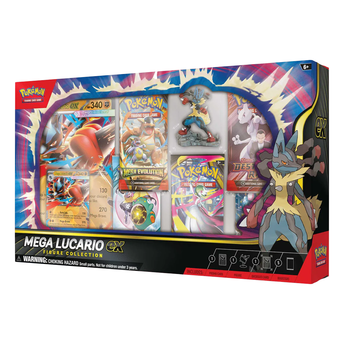 Pokemon TCG - Mega Evolution - Mega Lucario ex Figure Collection Box