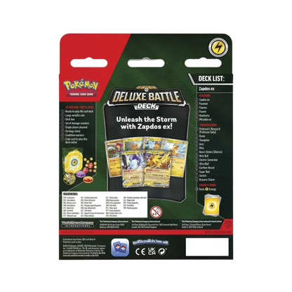 Pokemon TCG - Scarlet & Violet - Deluxe Battle Deck - Zapdos ex