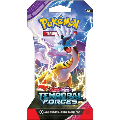 Pokemon TCG - Scarlet & Violet - Temporal Forces - Sleeved Booster Pack