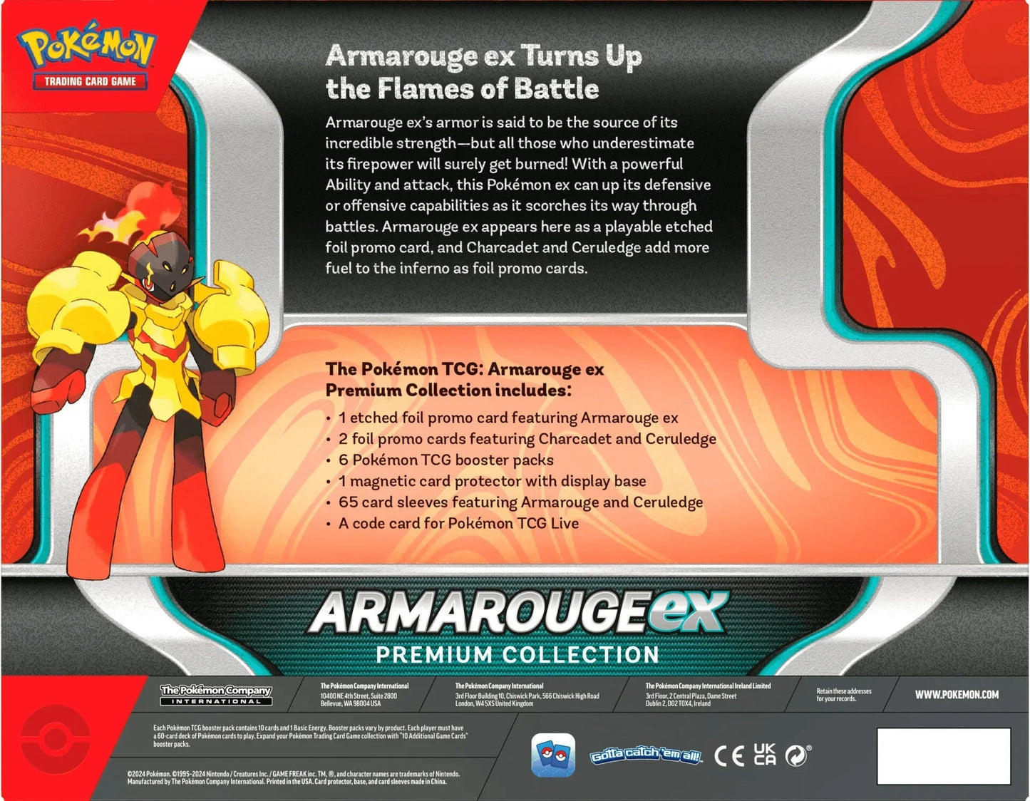 Pokemon TCG - Scarlet & Violet -  Armarouge ex Premium Collection