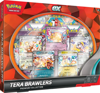Pokemon TCG - Scarlet & Violet -  Tera Brawlers Premium Collection Box