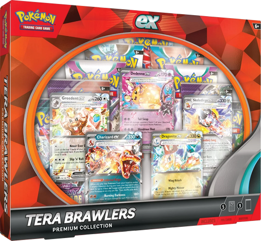 Pokemon TCG - Scarlet & Violet -  Tera Brawlers Premium Collection Box