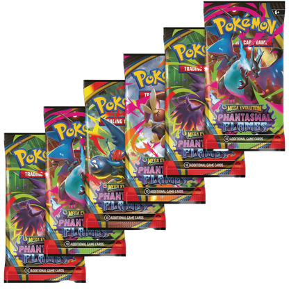 Pokemon TCG - Mega Evolution - Phantasmal Flames - Booster Bundle